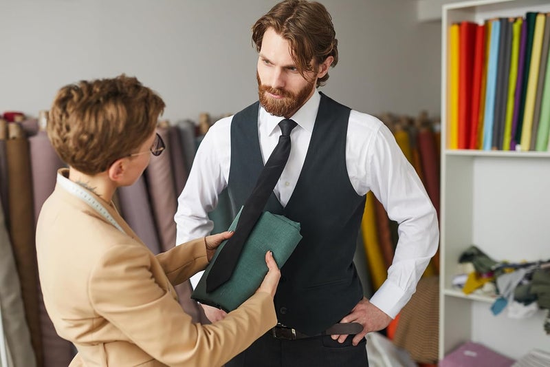 DIBI Solid Color Ties for Men, Formal Mens Ties, Neck Tie, Classic Tie for Boys Women Teens, Wedding Business Costume Necktie - Image 4